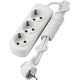 Удлинитель бытовой с/из 3 входа 2м LETITIA 721-0302-301 Lezard