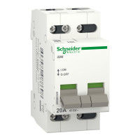 Вимикач навантаження Acti9 iSW, 3P, 20A, Schneider Electric A9S60320