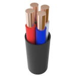 Кабель медный ЗЗЦМ ВВГнгд 4х35 мм² черный круглый негорючий 706414