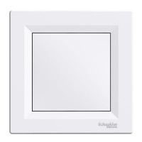 Заглушка SCHNEIDER Asfora белая с рамкой EPH5600121