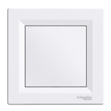 Заглушка SCHNEIDER Asfora белая с рамкой EPH5600121