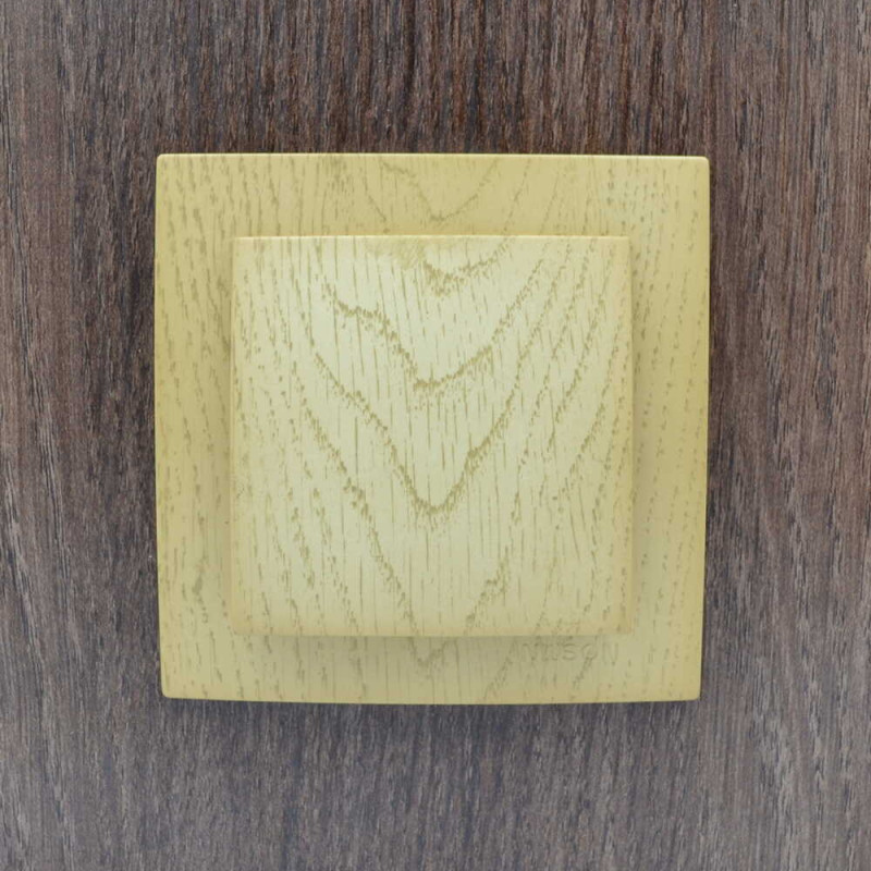 Вимикач одноклавішний NILSON Touran клен 24281001