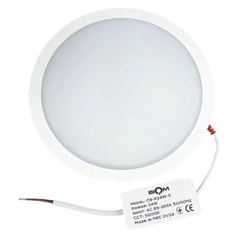 Светильник светодиодный LED BIOM СL-R22W-5/2 NEW 22Вт круглый 5000К