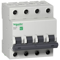 Автоматичний вимикач Easy9 4P 25А тип С, Schneider Electric (EZ9F34425)