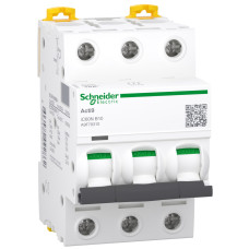 Автоматический выключатель iC60N 3P 10A B Schneider Electric A9F78310