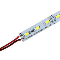 Светодиодная линейка BRT 5630-72 led B 24W 6500K, 12В, IP20 синий со скотчем LB-12-5630-72-14-B