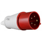 Вилка силовая переносная LM2037 (ОП) (025) Lemanso 32А 5п (3п+е+н) 380-415V IP44