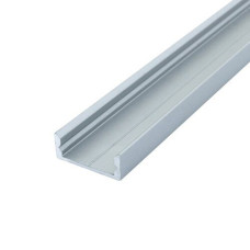 Профиль алюминиевый BIOM ЛП10 23х10 накладной анодированный палка 2м (без рассеивателя) (LP-10A)