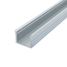 Профиль алюминиевый BIOM ЛП12 12*16 накладной анодированный палка 2м (без рассеивателя) (LP-12A)