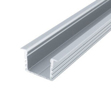 Профиль алюминиевый BIOM ЛПВ12 12*16 врезной анодированный палка 2м (без рассеивателя) (LPV-12)