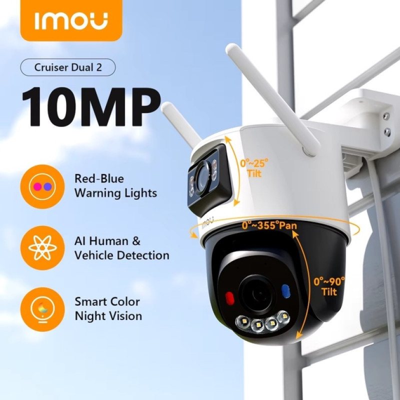 IP видеокамера Imou Cruiser Dual 2 (IPC-S7XEP-10M0WED) 10МП (3.6мм)