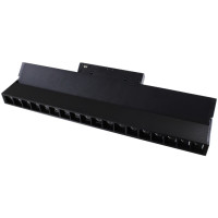 Магнитный трек. с линзами и поворотный LED прож. 12Вт 4000К черный LEZARD ZDGS-12T