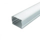 Профіль алюмінієвий BIOM LPV-20 20*30 врізний анодований білий палка 2м (без розсіювача)