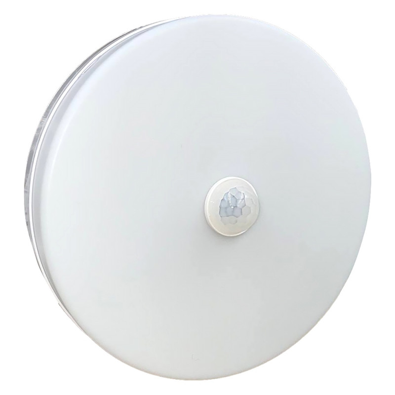 Світильник світлодіодний LED BIOM BYR-04-24-5-IR W 24Вт  2400Lm  круг декор  білий 5000К з сенсором