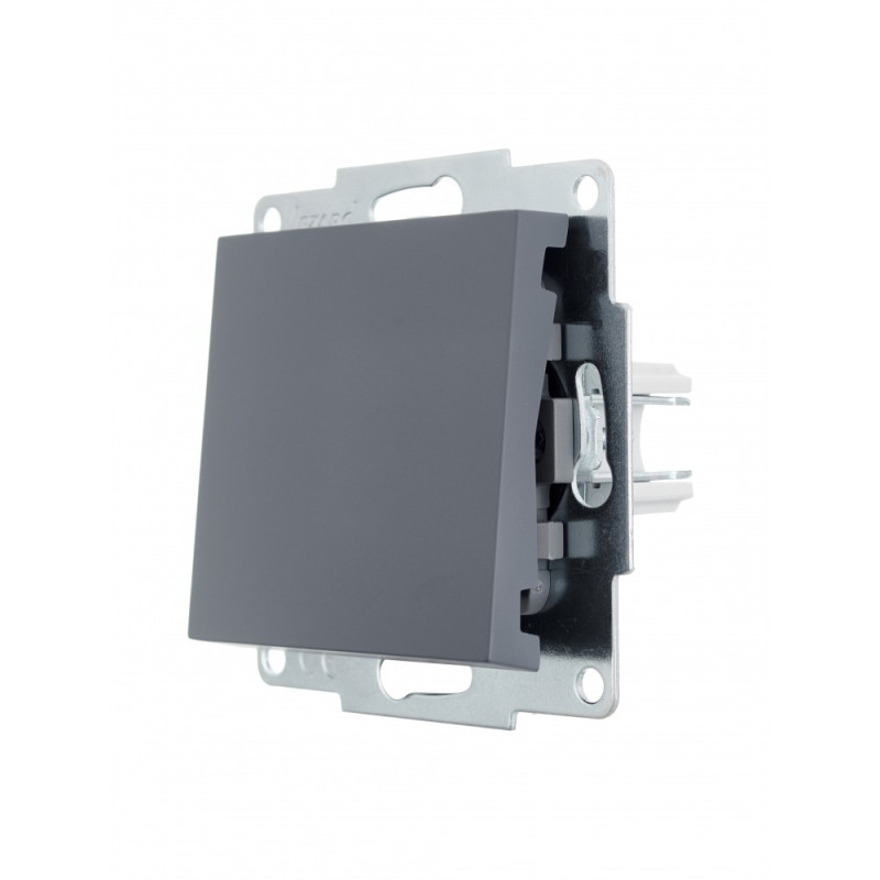 Выключатель 1-ый графит 742-3488-100 серия Vesna