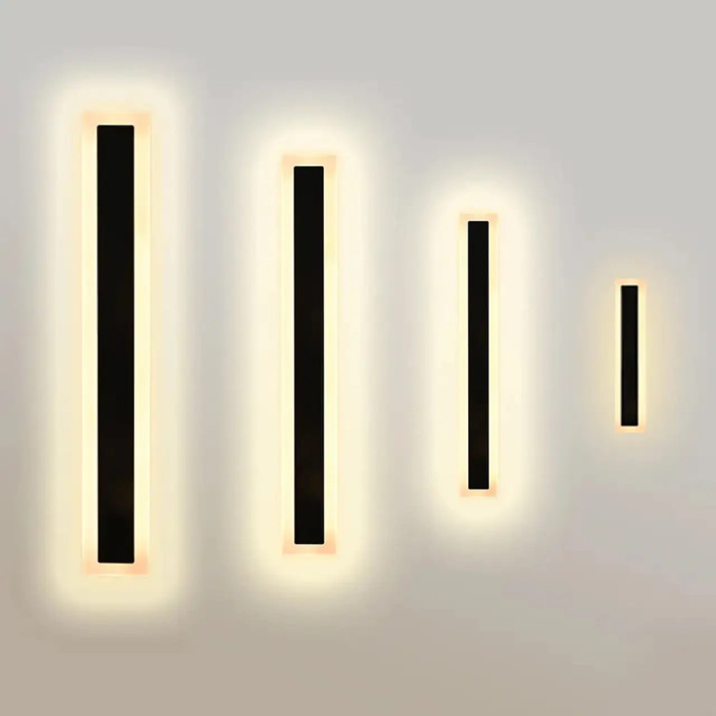 Светодиодный светильник, архитектурный, интерьерный SOLEIN 11 Вт 400x80x44 мм Черный IP65 Esllse