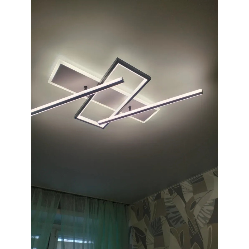 Светодиодная LED люстра PALLA 110W 3S-SMART-500x460x80-BLACK/WHITE-220-IP20 Esllse