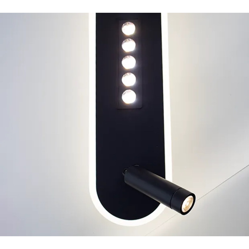 Світлодіодна LED люстра SHEFFIELD-52+6W-3RL-APP-800x120-BLACK/WHITE-220-IP20 Esllse