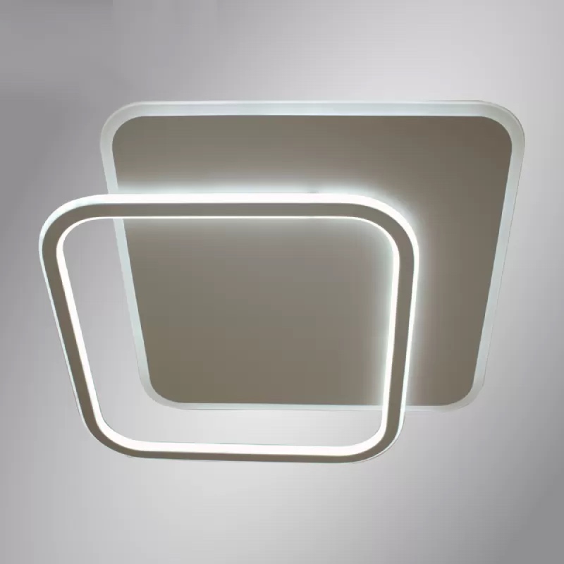 Светодиодная LED люстра STANDART 80W 2S-ON/OFF-475х475х50-WHITE/WHITE-220-IP20 Esllse