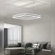 Світлодіодна LED люстра STELLA-100W-S-APP-500x500x1200-GREY/WHITE-220-IP20 Esllse