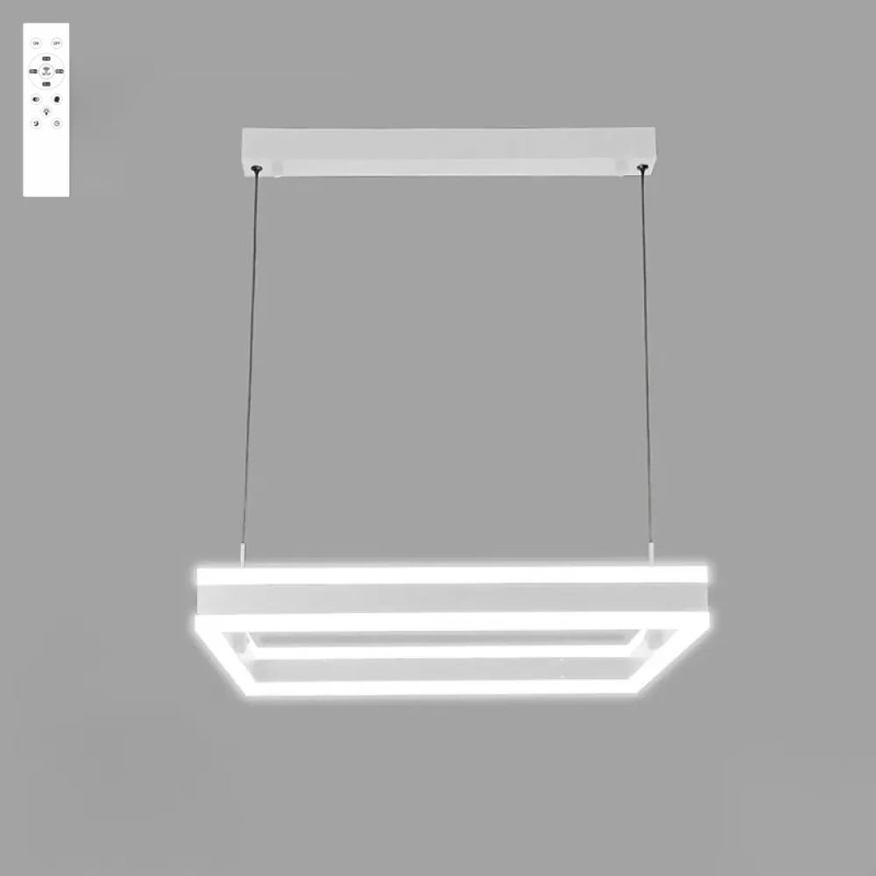 Світлодіодна LED люстра STELLA-100W-S-APP-500x500x1200-WHITE/WHITE-220-IP20 Esllse