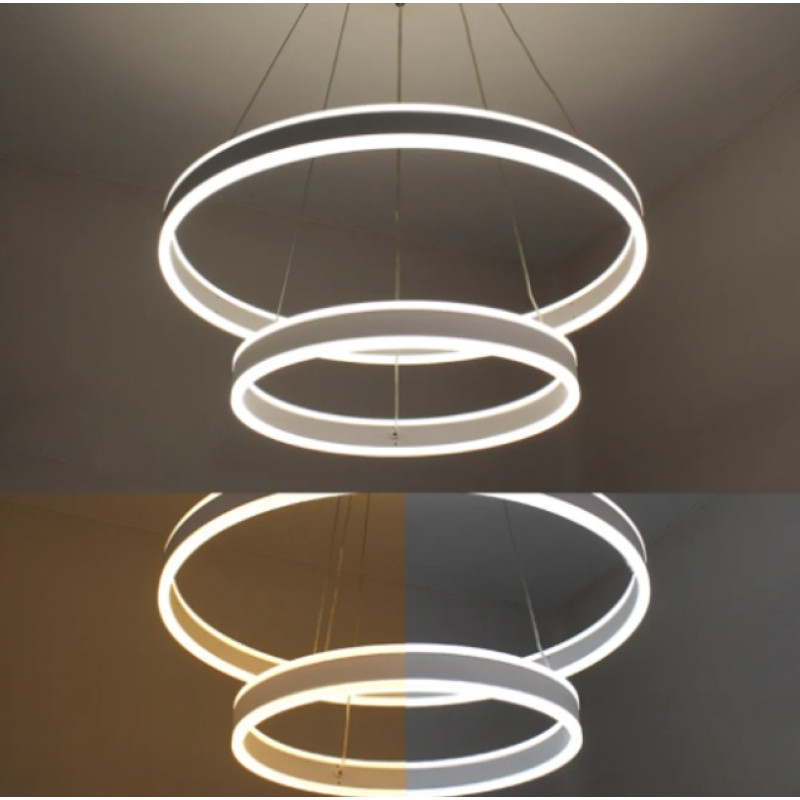 Світлодіодна LED люстра STELLA 160W 2R-APP-600x1200-WHITE-220-IP20 Esllse