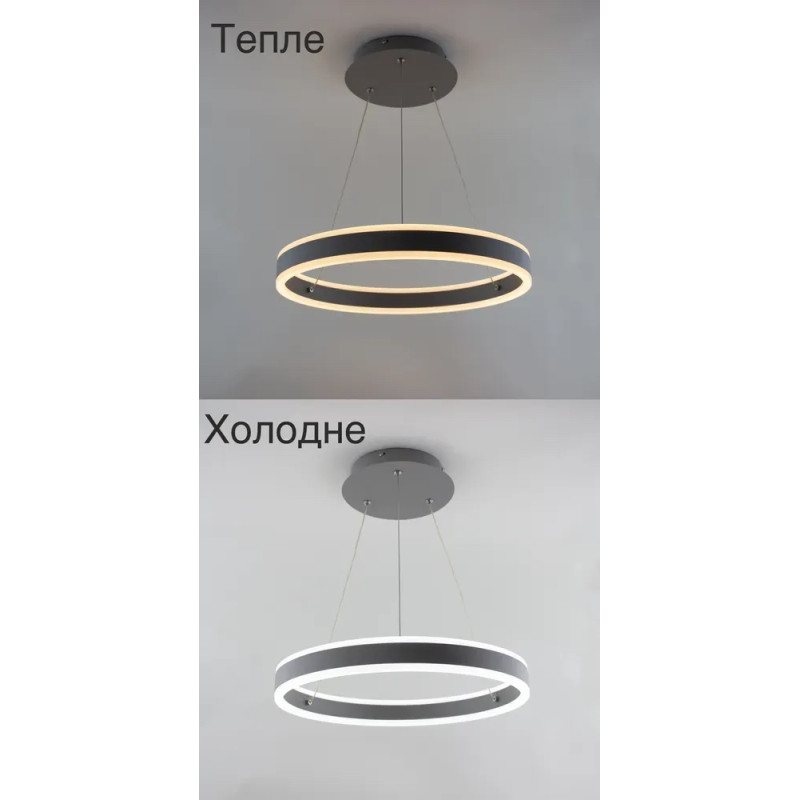 Світлодіодна LED люстра STELLA 64W R-APP-400Х1200-GREY/WHITE-220-IP20 Esllse