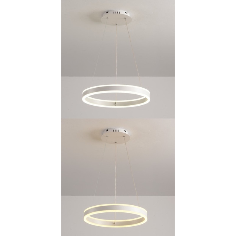 Світлодіодна LED люстра STELLA 64W R-APP-400Х1200-WHITE/WHITE-220-IP20 Esllse