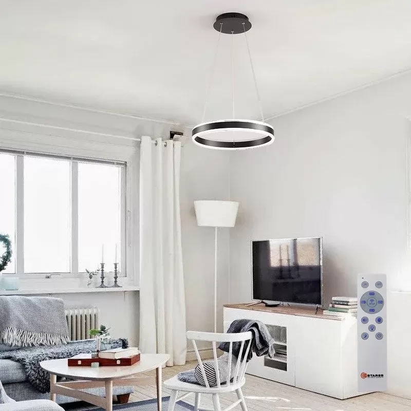 Светодиодная LED люстра STELLA 96W R-APP-600Х1200-BLACK/WHITE-220-IP20 Esllse