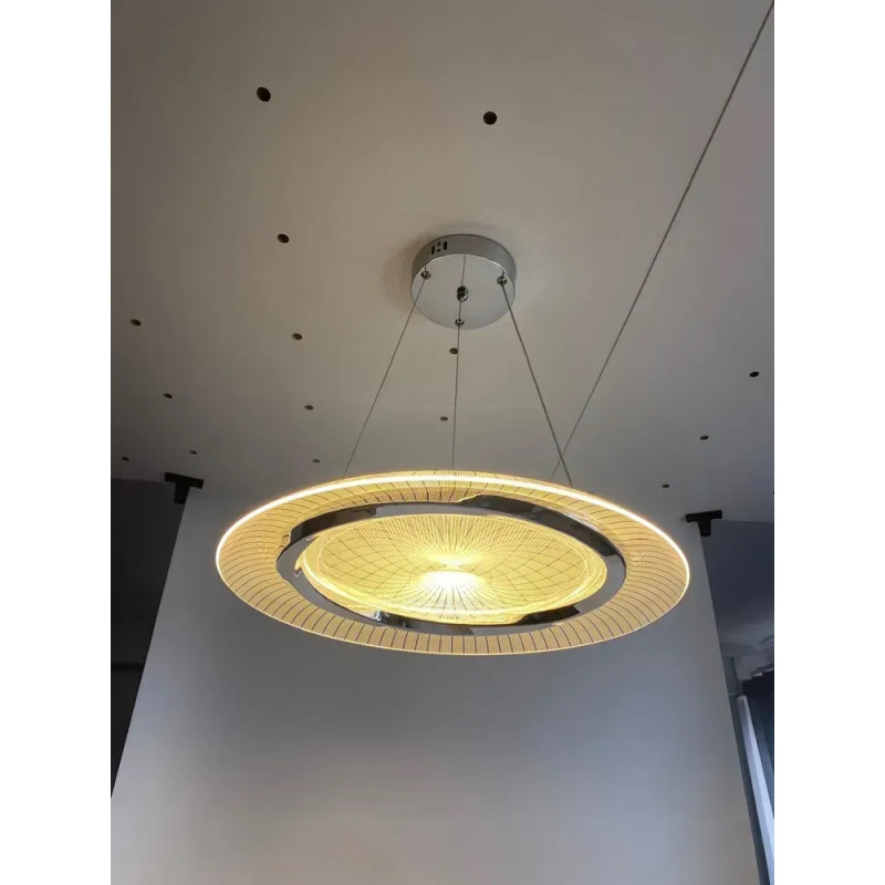 Світлодіодна LED люстра CAMELIA R 60 Вт 480x1500 мм Біла Esllse