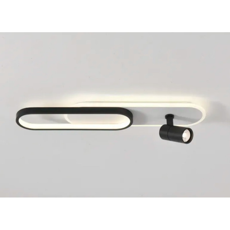 Світлодіодна LED люстра EDINBURGH 42+3W LR SMART-600×130×130-WHITE/BLACK-220-IP20 Esllse