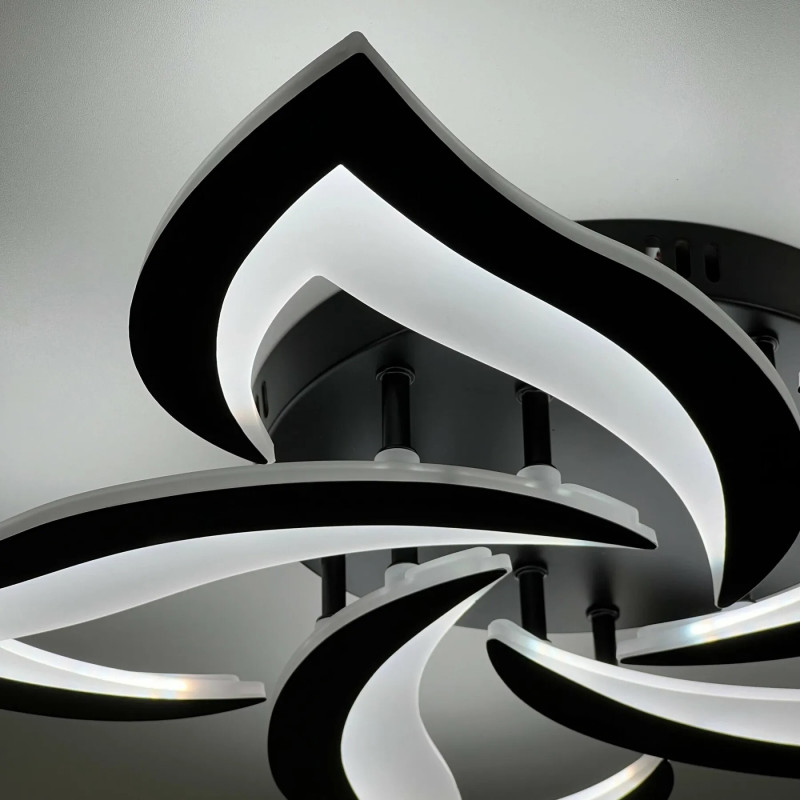 Світлодіодна LED люстра ELLA 70W5F-APP-640x65-BLACK/WHITE-220-IP20 Esllse