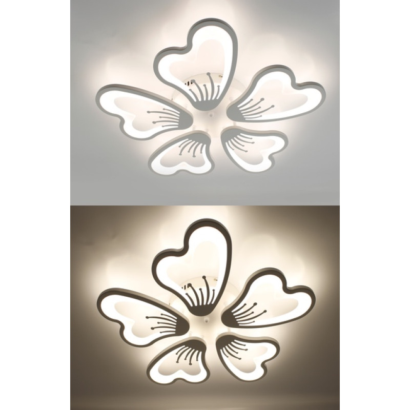 Світлодіодна LED люстра GLORY 80W 5F-APP-625x70-WHITE/WHITE-220-IP20 Esllse