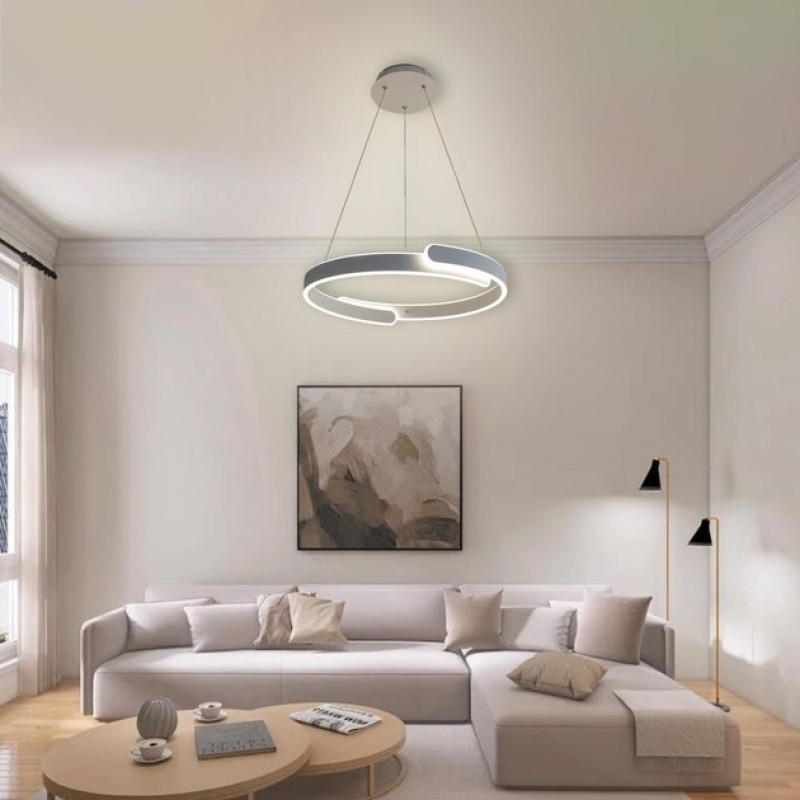 Світлодіодна LED люстра HIPPO 90W R-SMART-500x1200-WHITE-220-IP20 Esllse