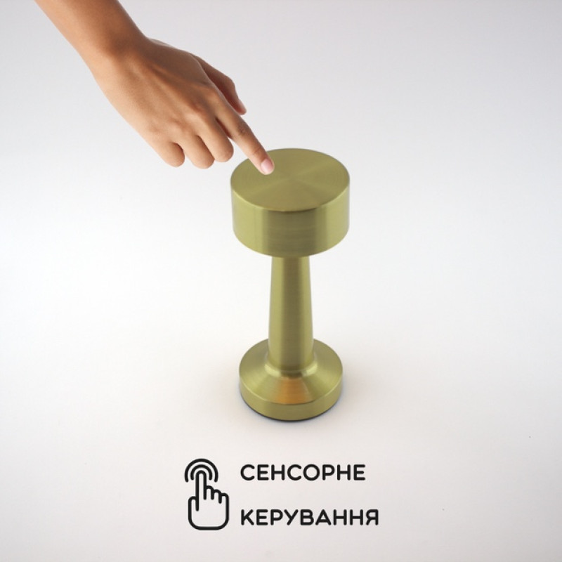 Настольная светодиодная лампа DOWN LIGHT 2W R-SENSOR-85x215-GOLD-DC5V/1A-IP20 Esllse