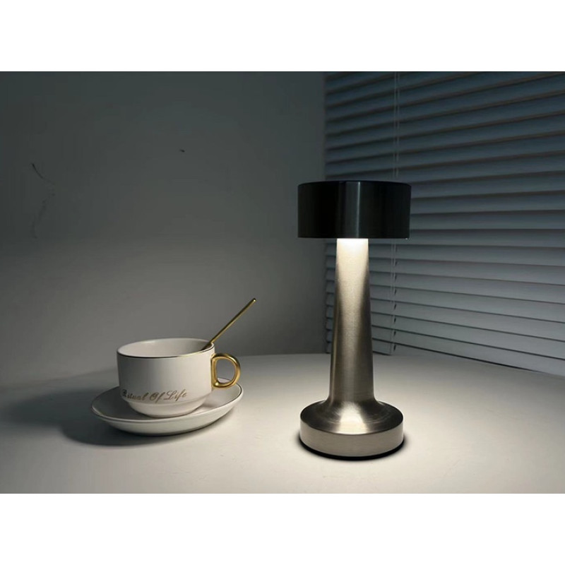 Настольная светодиодная лампа DOWN LIGHT 2W R-SENSOR-85x215-SILVER-DC5V/1A-IP20 Esllse