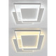 Світлодіодна LED люстра (NEW) VEGA triple 80W 3S-ON/OFF- 470×470×60-WHITE/WHITE-220-IP20 Esllse