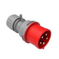 Вилка переносная 380V 5х32A полиамид IP44 Bemis BC1-3505-2011 3Р + Е + N 