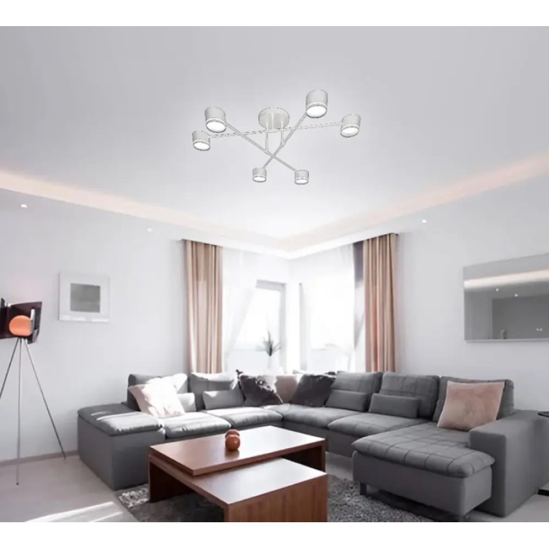 Люстра GUSTAV 6xGX53 R 850x240 WHITE 220-IP20 Esllse