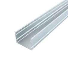 BIOM Профіль алюмінієвий  LP-20A 20*30 накладний анодований білий палка 2м (без рассеивателя)