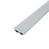 Профиль алюминиевый ЛПР-60 полукруглый анодированный (палка 2м) (Р-19) BIOM (без рассеивателя) (LPR-60A)