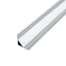 Профиль алюминиевый ЛПУ161А 16*16 угловой анодированный (палка 2м) (Р-13) BIOM (без рассеивателя) (ЛПУ-16А)