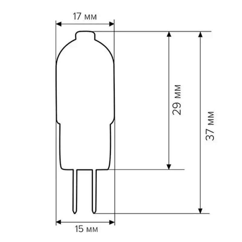 Світлодіодна LED лампа 220V 2w 2835 PC G4 4500K BIOM (BG4-2-22-4-PC)