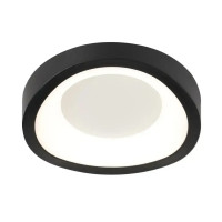 Потолочный светодиодный светильник 24W Valeso круглой формы 3000-6500K черный IP20 G 2941/1 BK 24W