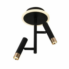 Стельовий світлодіодний світильник G 2917/2 16W Чорний+Золото
