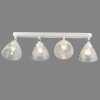 Потолочный светильник-спот Valeso на четыре стеклянных плафона под лампу Е27 белый IP20 B K2289/4 WT 60W