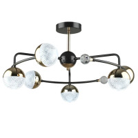 Потолочная светодиодная люстра Sirius 84W на шесть плафонов 3000-6500К кофейная IP20 B N6192/6 COFFEE+FG