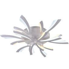 Стельова світлодіодна люстра Sirius 92W з пультом керування 3000-6500К біла IP20 6042-9 WT 92W