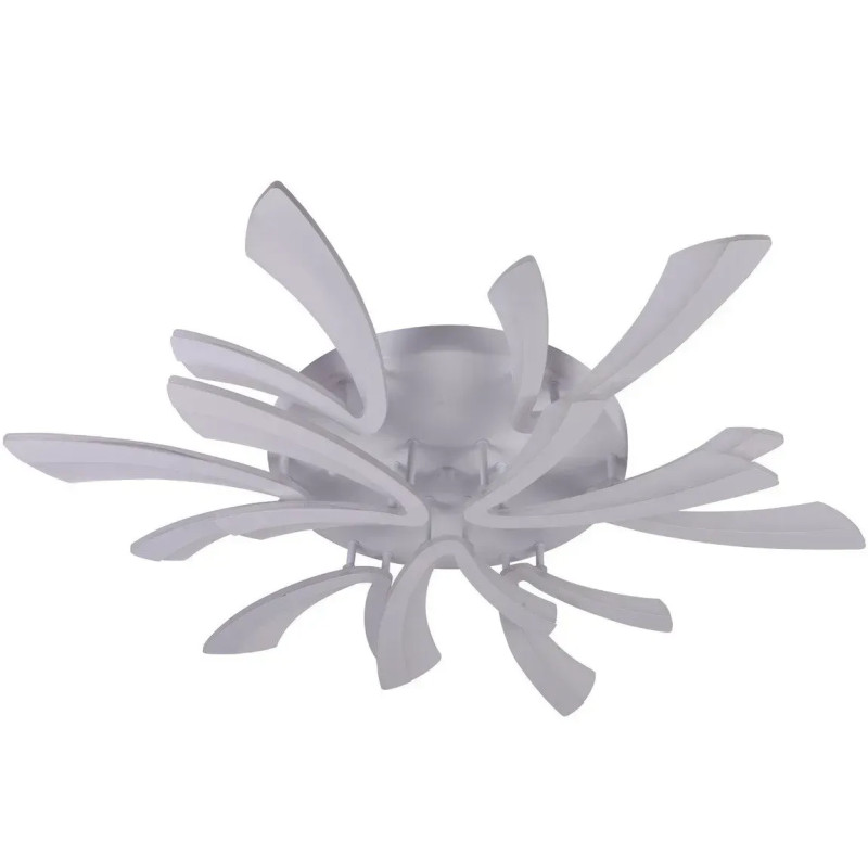 Потолочная светодиодная люстра Sirius 92W с пультом управления 3000-6500К белая IP20 6042-9 WT 92W