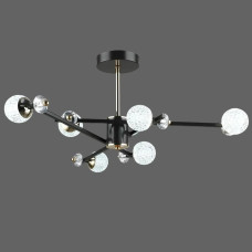 Стельова світлодіодна люстра Sirius 72W на 6 плафонів 3000-6500К кавова IP20 B N6189/6 COFFEE+FGD